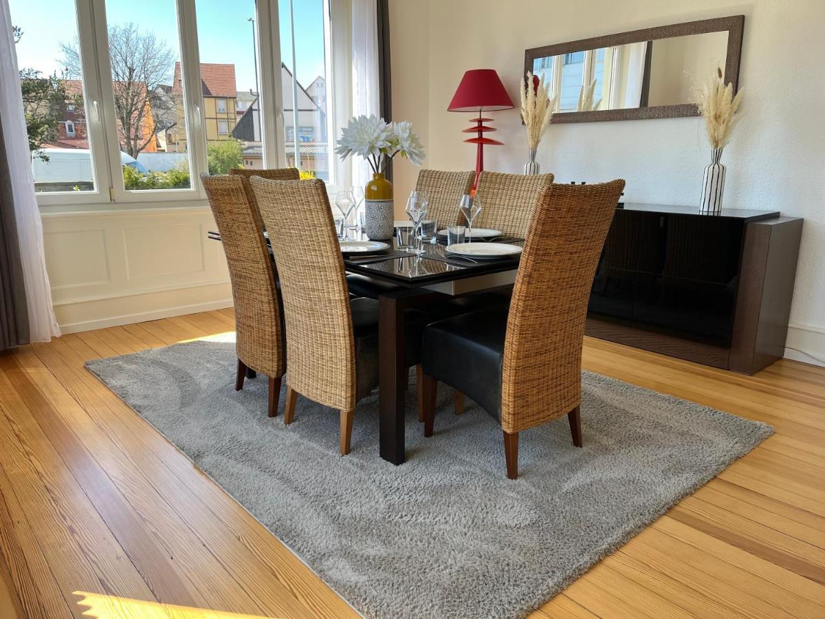 Appartement De Prestige Au Centre Climatise Avec Jardin Prive Colmar Bagian luar foto
